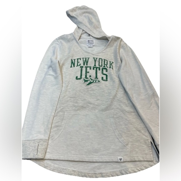 Fanatics NFL Pro-Line New York Jets Hoodie Ladies Gray Size Large - Picture 1 of 8